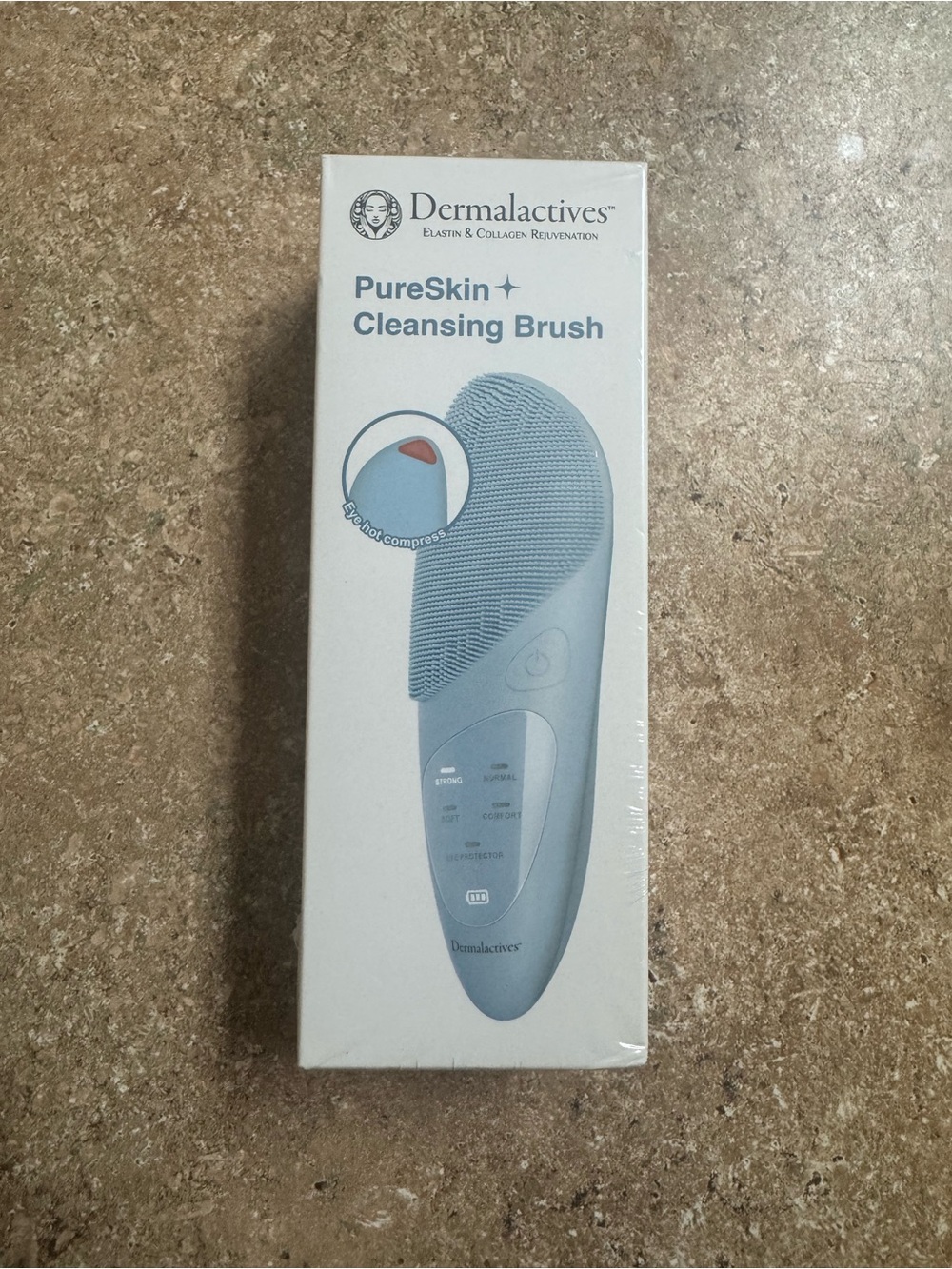 Dermalactives PureSkin Cleansing Brush - Light Blue